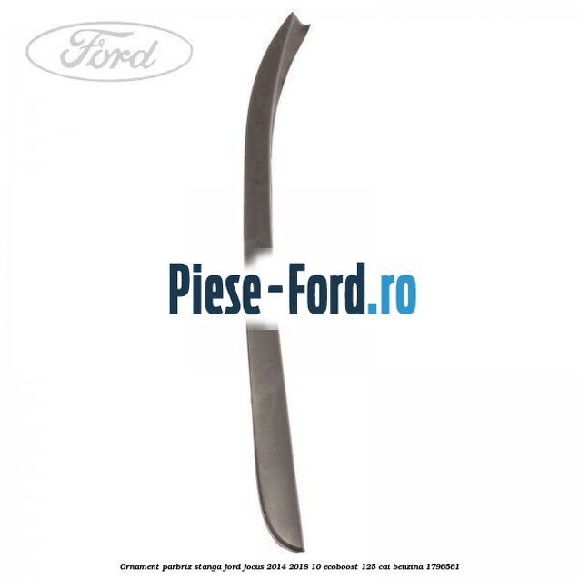 Ornament parbriz stanga Ford Focus 2014-2018 1.0 EcoBoost 125 cai #C6675819D2