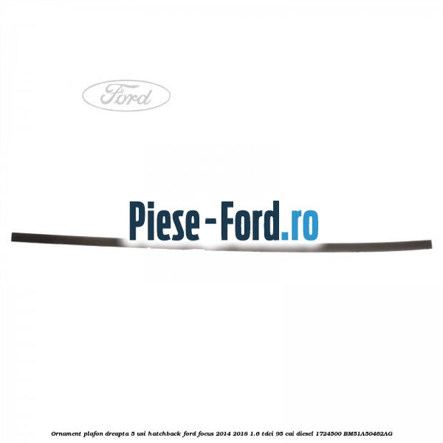 Ornament plafon dreapta 5 usi combi Ford Focus 2014-2018 1.6 TDCi 95 cai diesel