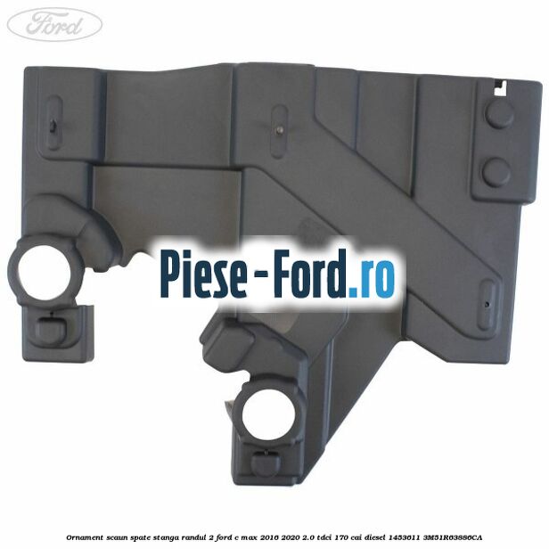 Ornament scaun spate stanga randul 2 Ford C-Max 2016-2020 2.0 TDCi 170 cai diesel #59250543B2