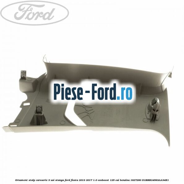 Ornament stalp caroserie 3 usi stanga Ford Fiesta 2013-2017 1.0 EcoBoost 125 cai benzina