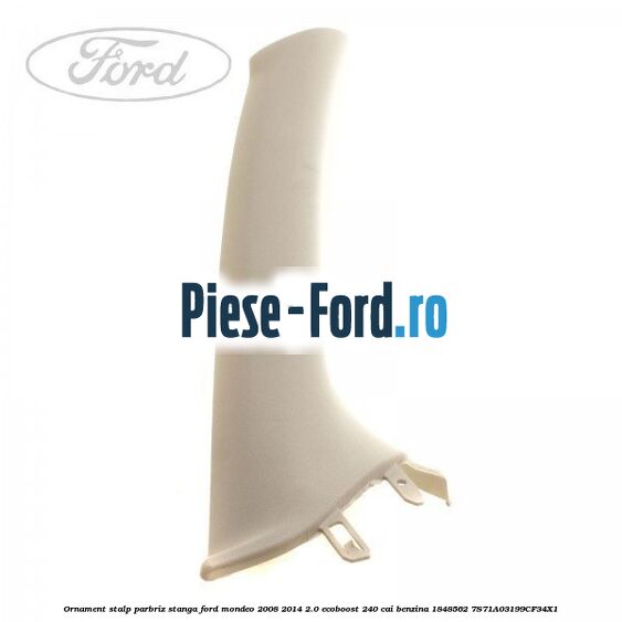 Ornament stalp parbriz dreapta Ford Mondeo 2008-2014 2.0 EcoBoost 240 cai benzina