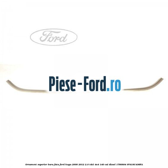 Ornament stanga, sub far, primerizat Ford Kuga 2008-2012 2.0 TDCI 4x4 140 cai diesel