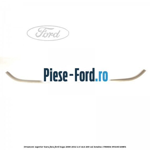 Ornament stanga, sub far, primerizat Ford Kuga 2008-2012 2.5 4x4 200 cai benzina