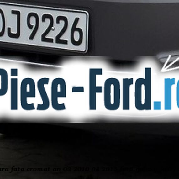 Ornament superior grila bara fata cromat an 03/2010-04/2015 Ford Galaxy 2007-2014 1.8 TDCi 100 cai diesel