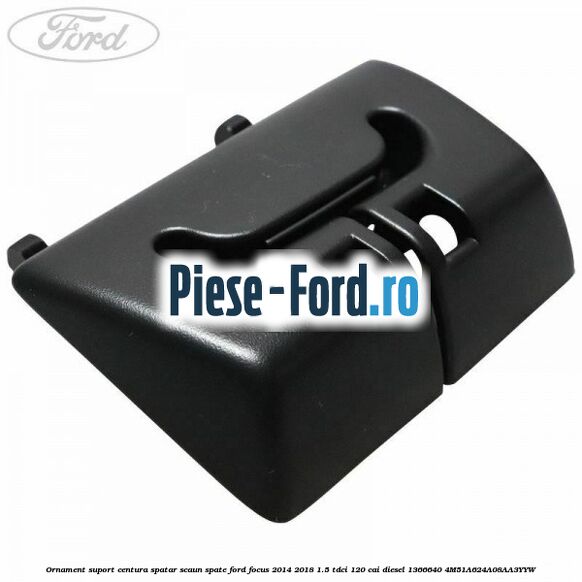 Ornament suport centura spatar scaun spate Ford Focus 2014-2018 1.5 TDCi 120 cai diesel