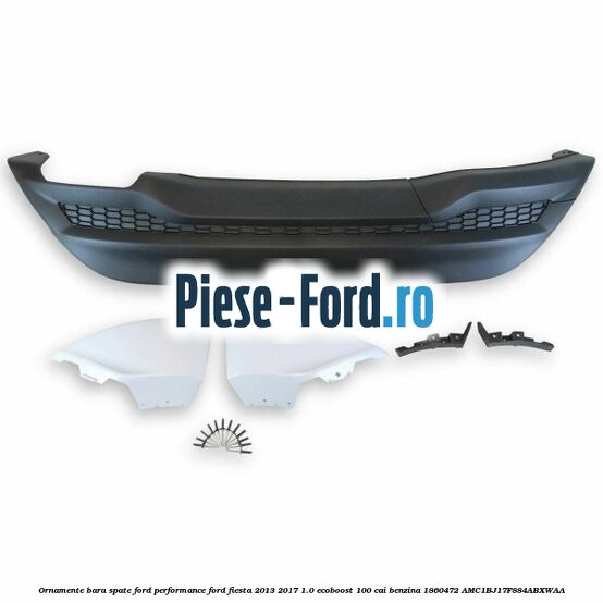 Ornamente bara spate Ford Performance Ford Fiesta 2013-2017 1.0 EcoBoost 100 cai benzina