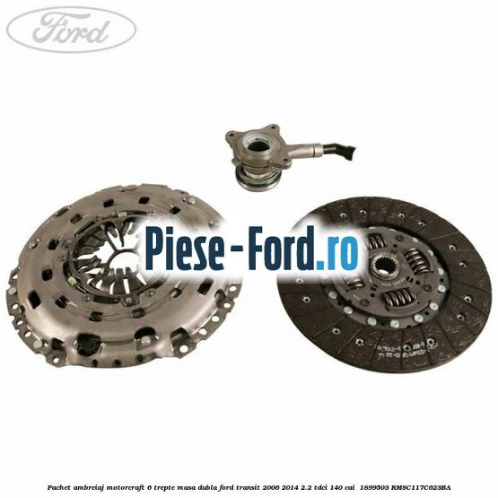 Pachet ambreiaj Motorcraft 6 trepte masa dubla Ford Transit 2006-2014 2.2 TDCi 140 cai  #742D1575D1