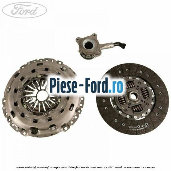 Pachet ambreiaj Motorcraft 6 trepte masa dubla Ford Transit 2006-2014 2.2 TDCi 140 cai  #742D1575D1