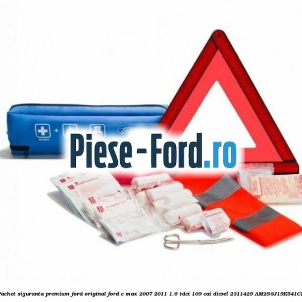 Mapa acte cu logo Vignale, piele Ford C-Max 2007-2011 1.6 TDCi 109 cai diesel