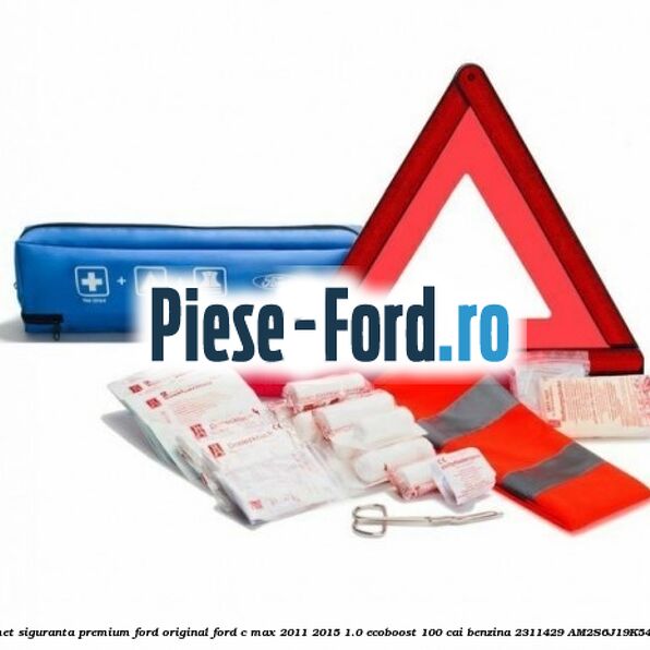 Mapa acte cu logo Vignale, piele Ford C-Max 2011-2015 1.0 EcoBoost 100 cai benzina