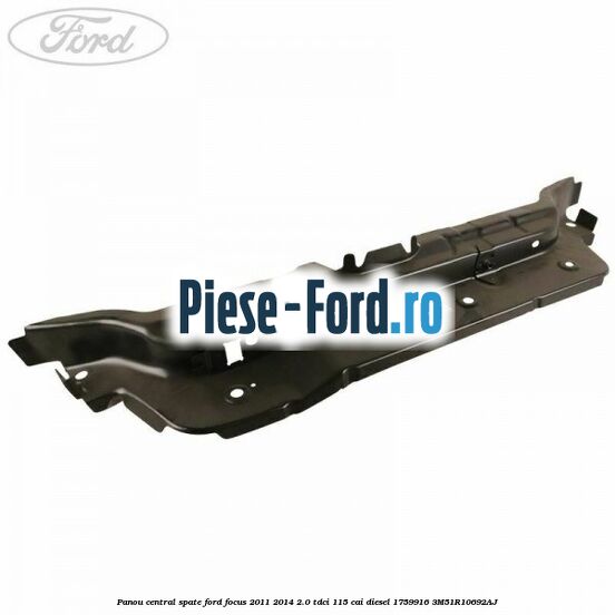 Ornament portbagaj laterala stanga Ford Focus 2011-2014 2.0 TDCi 115 cai diesel