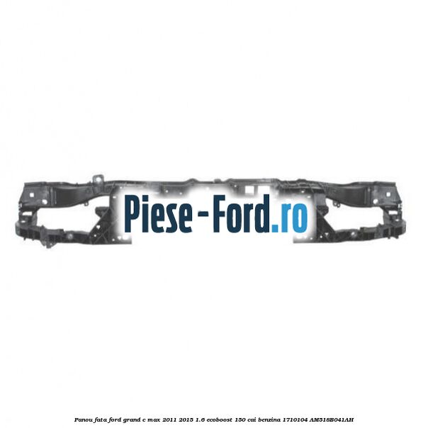 Ornament grila bara fata, cromat Ford Grand C-Max 2011-2015 1.6 EcoBoost 150 cai benzina
