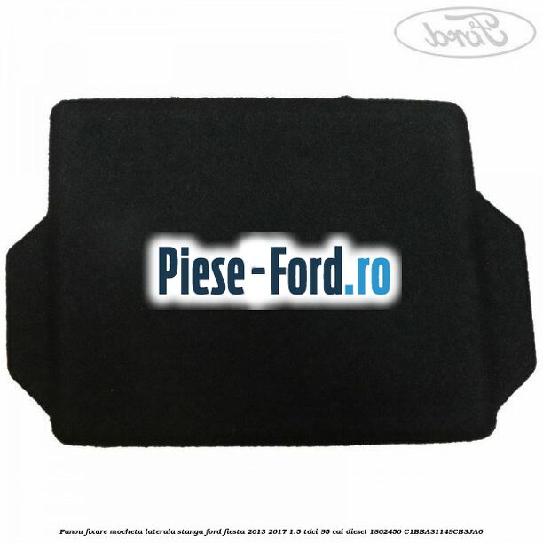 Panou fixare mocheta laterala stanga Ford Fiesta 2013-2017 1.5 TDCi 95 cai diesel #BECC7EB9EF