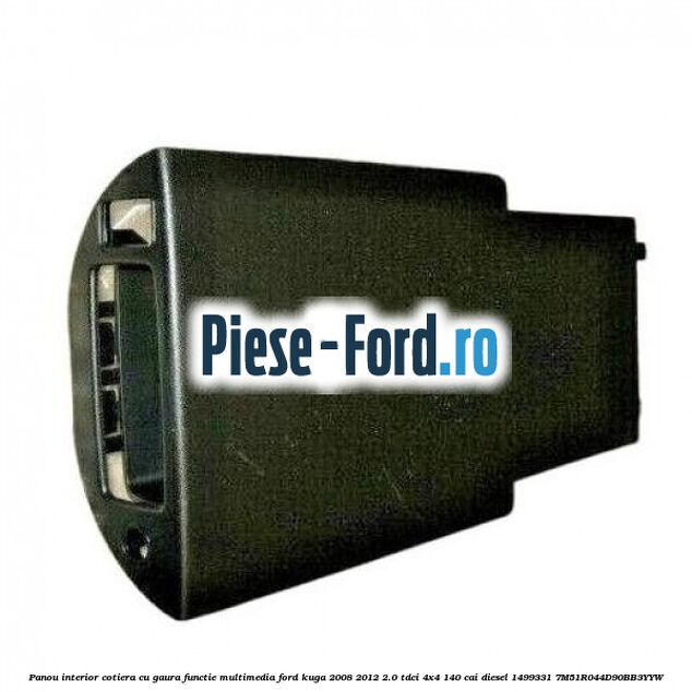 Panou interior cotiera cu gaura functie multimedia Ford Kuga 2008-2012 2.0 TDCI 4x4 140 cai diesel