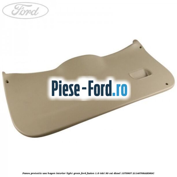 Panou protectie usa hayon interior light green Ford Fusion 1.6 TDCi 90 cai diesel