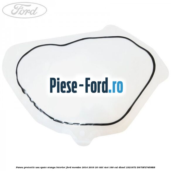 Panou protectie usa spate stanga interior Ford Mondeo 2014-2018 2.0 TDCi 4x4 180 cai #B5199B6D50