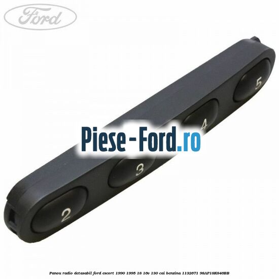 Panou radio detasabil Ford Escort 1990-1995 1.8 16V 130 cai #8AB5231EF4