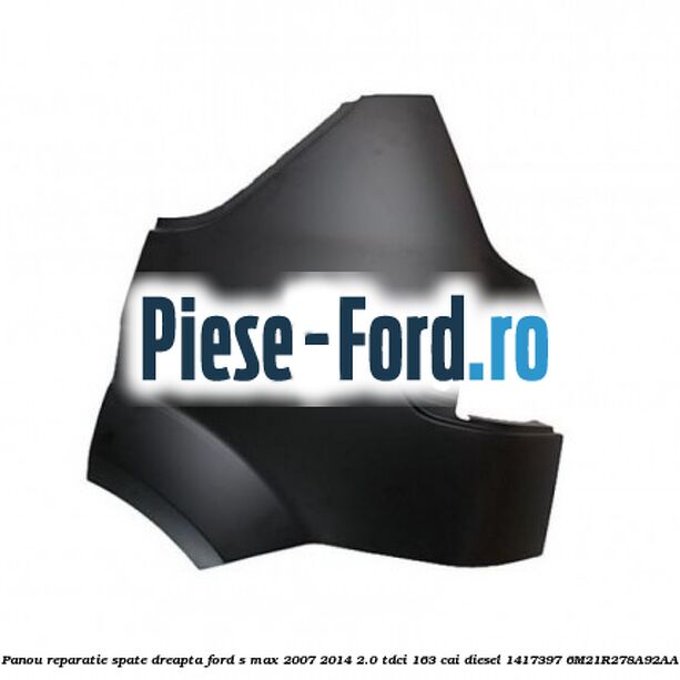 Panou metalic grila parbriz Ford S-Max 2007-2014 2.0 TDCi 163 cai diesel