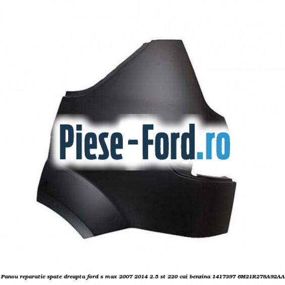 Panou metalic grila parbriz Ford S-Max 2007-2014 2.5 ST 220 cai benzina