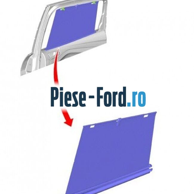 Parasolar retractabil dreapta spate Ford C-Max 2011-2015 1.0 EcoBoost 100 cai benzina