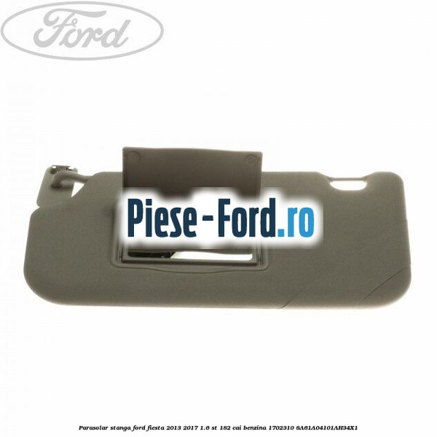 Parasolar dreapta gri Ford Fiesta 2013-2017 1.6 ST 182 cai benzina