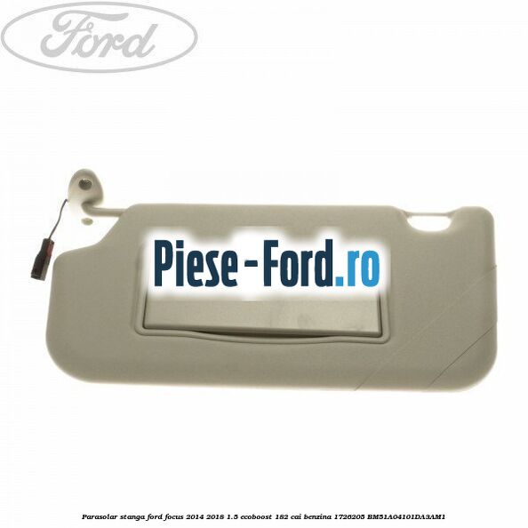 Clips prindere parasolar Ford Focus 2014-2018 1.5 EcoBoost 182 cai benzina