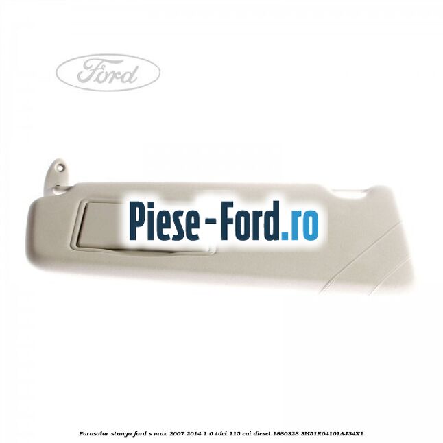 Parasolar stanga Ford S-Max 2007-2014 1.6 TDCi 115 cai diesel