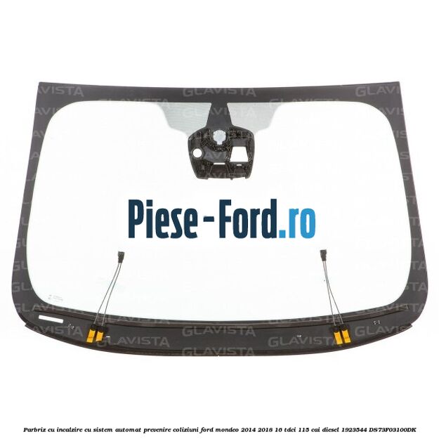 Parbriz cu incalzire, cu sistem automat prevenire coliziuni Ford Mondeo 2014-2018 1.6 TDCi 115 cai #FDA3DE9892