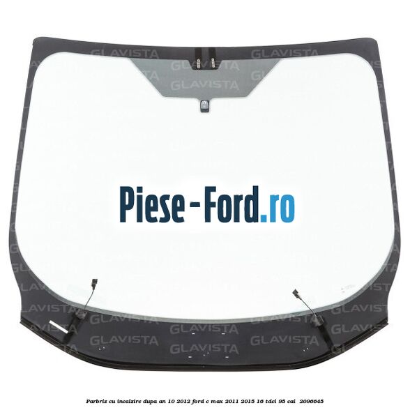 Parbriz cu incalzire dupa an 10/2012 Ford C-Max 2011-2015 1.6 TDCi 95 cai #66E3351677