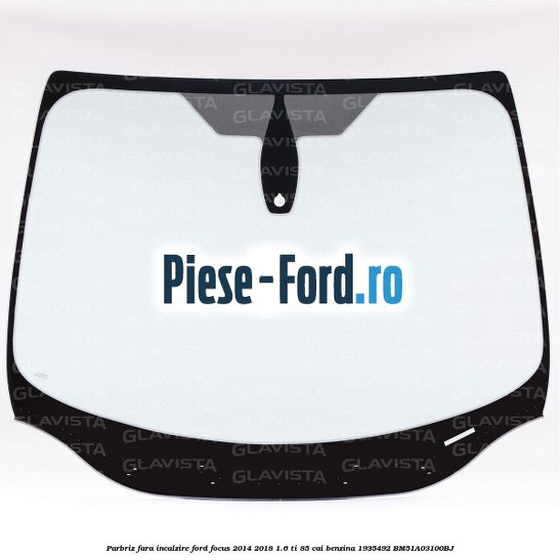 Parbriz cu incalzire, laminat Ford Focus 2014-2018 1.6 Ti 85 cai benzina