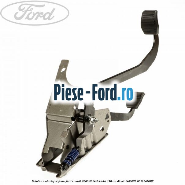 Pedalier ambreiaj si frana Ford Transit 2006-2014 2.4 TDCi 115 cai #22730B7DAE Pedalier ambreiaj si frana Ford Transit 2006-2014 2.4 TDCi 115 cai diesel #22730B7DAE