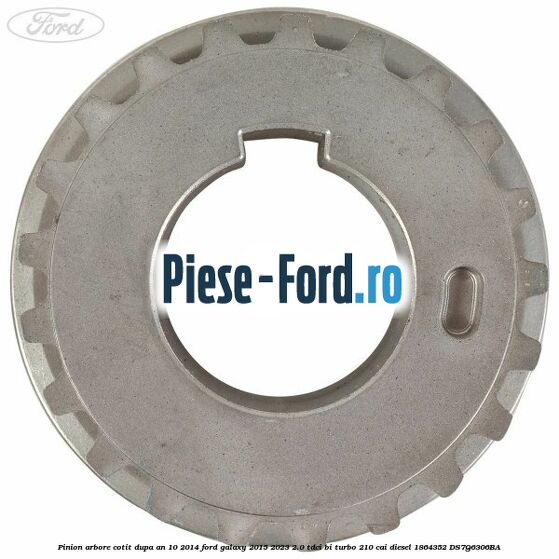 Pinion arbore cotit dupa an 10/2014 Ford Galaxy 2015-2023 2.0 TDCi BI-Turbo 210 cai diesel #47E67260C8