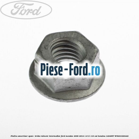 Colier cu clips prindere cablu amortizor cu IVD Ford Mondeo 2008-2014 1.6 Ti 110 cai benzina