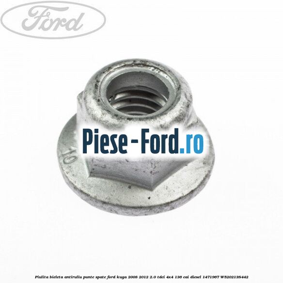 Piulita amortizor spate , brida rulment intermediar Ford Kuga 2008-2012 2.0 TDCi 4x4 136 cai diesel