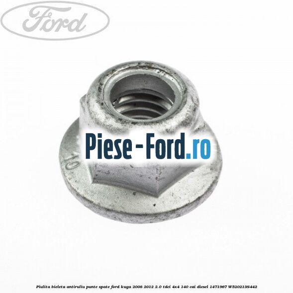 Piulita amortizor spate , brida rulment intermediar Ford Kuga 2008-2012 2.0 TDCI 4x4 140 cai diesel