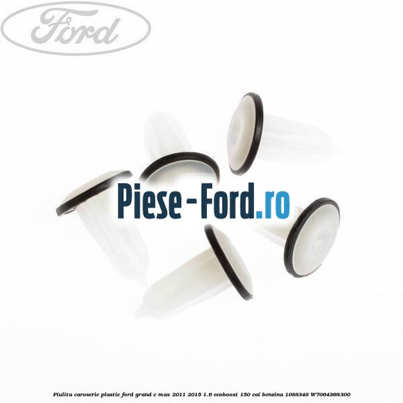 Piulita caroserie plastic Ford Grand C-Max 2011-2015 1.6 EcoBoost 150 cai benzina