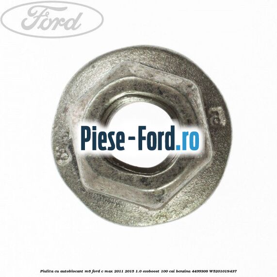 Piulita caroserie plastic Ford C-Max 2011-2015 1.0 EcoBoost 100 cai benzina