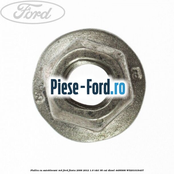 Piulita caroserie plastic Ford Fiesta 2008-2012 1.6 TDCi 95 cai diesel