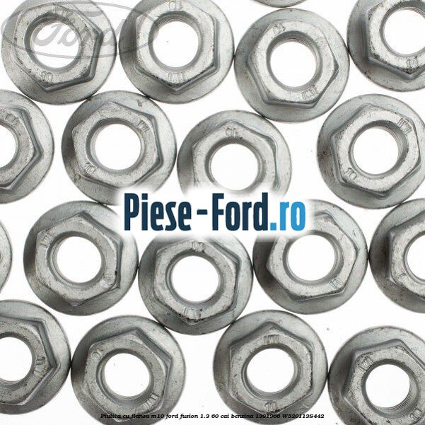 Piulita cu flansa M10 Ford Fusion 1.3 60 cai benzina #C0F9901D86