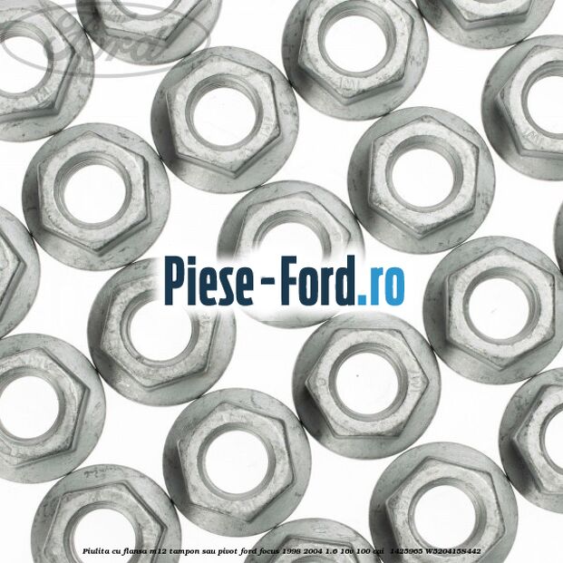 Piulita cu flansa M12 tampon sau pivot Ford Focus 1998-2004 1.6 16V 100 cai  #BE6D2050F1
