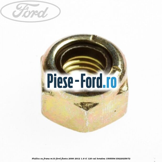 Piulita cu flansa M14 Ford Fiesta 2008-2012 1.6 Ti 120 cai benzina
