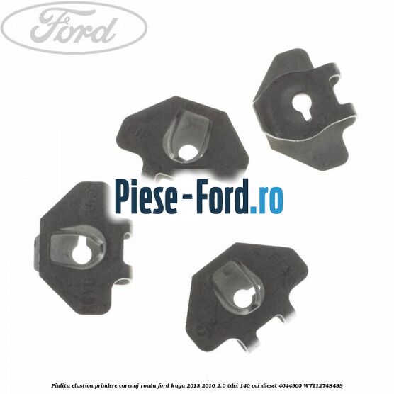 Piulita elastica prindere carenaj roata Ford Kuga 2013-2016 2.0 TDCi 140 cai diesel