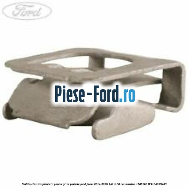Piulita elastica prindere panou bord ranforsare bara fata element inerior Ford Focus 2014-2018 1.6 Ti 85 cai benzina