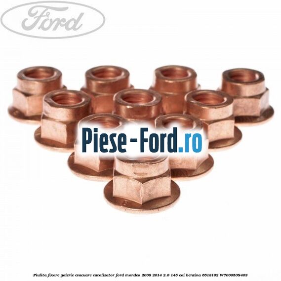 Piulita fixare galerie evacuare, catalizator Ford Mondeo 2008-2014 2.0 145 cai benzina #18DE146992