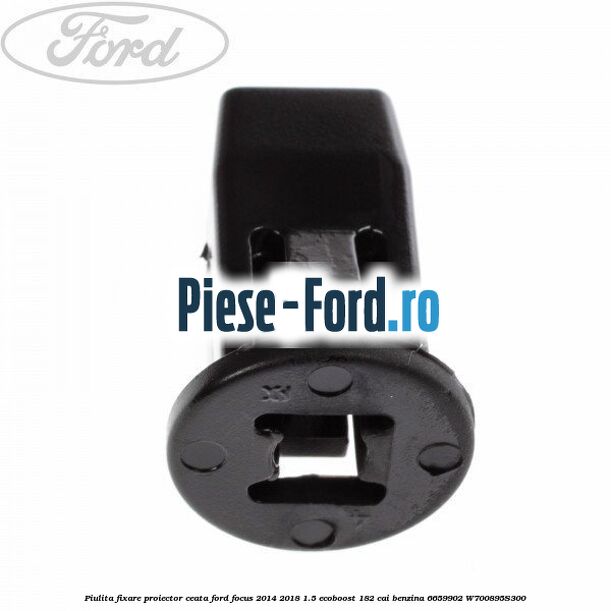 Piulita fixare proiector ceata Ford Focus 2014-2018 1.5 EcoBoost 182 cai benzina