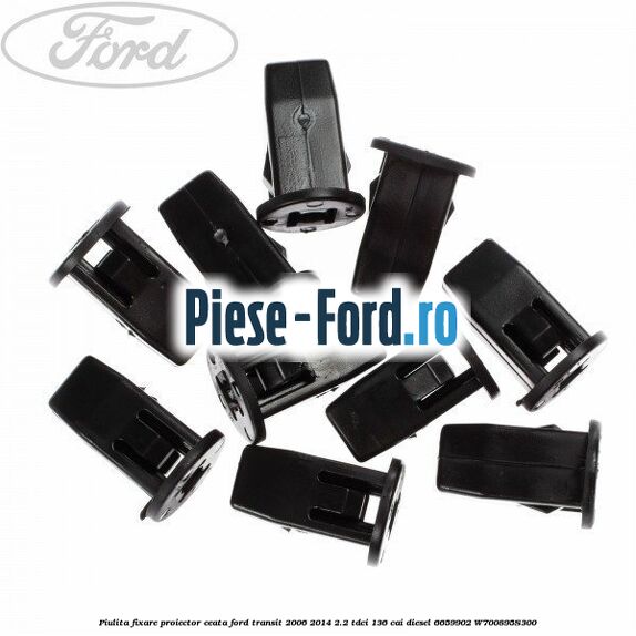 Piulita fixare proiector ceata Ford Transit 2006-2014 2.2 TDCi 136 cai diesel #E491BB8609