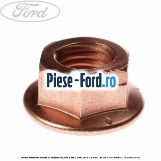 Element protectie termica esapament Ford S-Max 2007-2014 1.6 TDCi 115 cai diesel