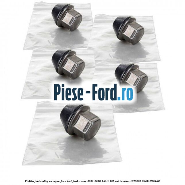 Piulita janta aliaj cu capac fara inel Ford C-Max 2011-2015 1.6 Ti 125 cai benzina #41FA043E9E