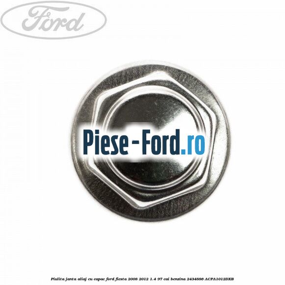 Piulita janta aliaj cu capac Ford Fiesta 2008-2012 1.4 97 cai benzina #9A6C84CAC8