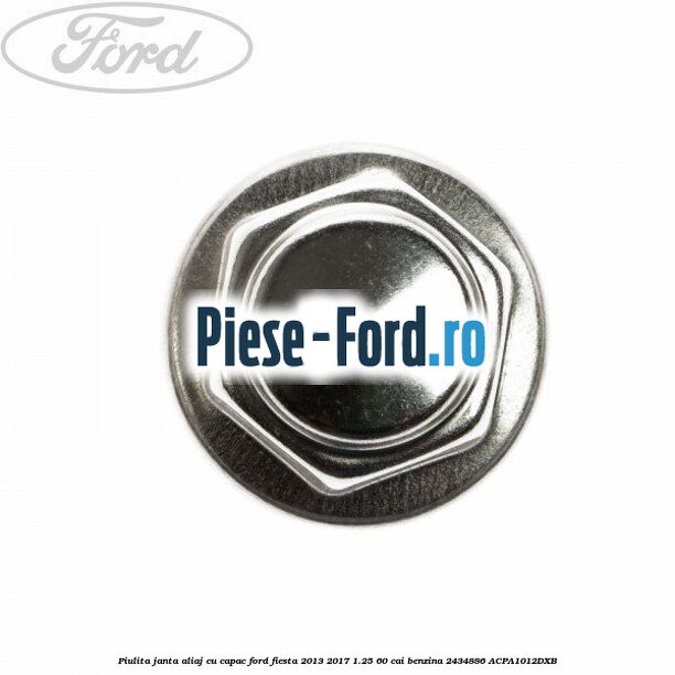 Piulita janta aliaj cu capac Ford Fiesta 2013-2017 1.25 60 cai benzina #304CEF25E6